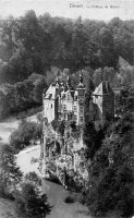 carte postale ancienne de Dinant Le Château de Walzin