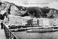 carte postale ancienne de Dinant Bords de la Meuse - Le bateau-mouche