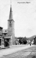 carte postale ancienne de Profondeville L'église