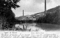 carte postale ancienne de Rivière Vallée du Burnot - Rivière - Moulin à ciment