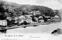 carte postale ancienne de Rivière Les bords de la Meuse