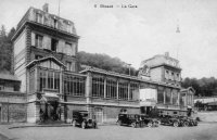 carte postale ancienne de Dinant La gare