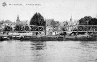 carte postale de Namur Le pont du vicinal