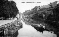 carte postale de Namur La Sambre et la citadelle