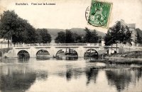 carte postale ancienne de Rochefort Pont sur la Lomme