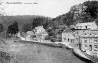 carte postale ancienne de Marche-les-Dames La route vers Wartet