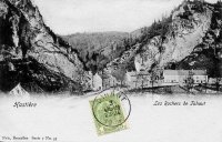 carte postale ancienne de Hastière Les Rochers de Tahaut
