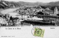 carte postale ancienne de Hastière Les Bords de la Meuse