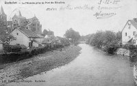 carte postale ancienne de Rochefort La l'Homme prise au pont des Récollets