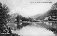 carte postale ancienne de Samson Environs de Namur, La Meuse à Samson