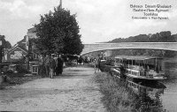 carte postale ancienne de Heer-Agimont Bateaux touristes Dinant-Waulsort-Heer Agimont