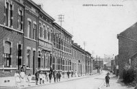 carte postale ancienne de Jemeppe-sur-Sambre Rue Neuve