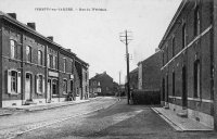 carte postale ancienne de Jemeppe-sur-Sambre Rue du Wérichet