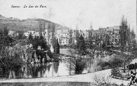 carte postale de Namur Le Lac du Parc