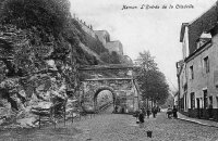 carte postale de Namur L'entrée de la Citadelle
