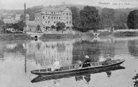 carte postale ancienne de Waulsort Hôtel de la Meuse