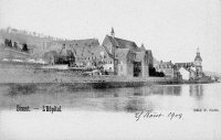 carte postale ancienne de Dinant L'Hôpital