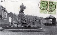 carte postale ancienne de Dinant Monument Wiertz