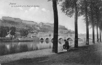 carte postale de Namur La Citadelle et le Pont de Jambes