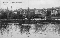 carte postale ancienne de Waulsort Le Bodega et les Villas