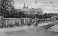 carte postale ancienne de Maredsous Abbaye - Côté Sud-Ouest