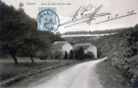 carte postale ancienne de Dinant Dans la vallée Fond de Leffe