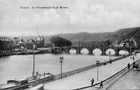 postkaart van Namen La Promenade de la Meuse