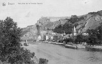 carte postale ancienne de Dinant Vue prise de la Tourelle Paradis