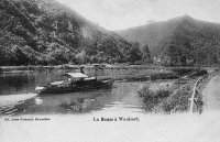 carte postale ancienne de Waulsort La Meuse à Waulsort