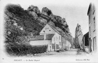 carte postale ancienne de Dinant Le Rocher Bayard