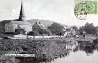 carte postale ancienne de Dave Vallée de la Meuse - L'Eglise de Dave