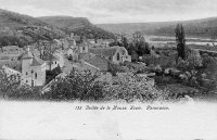 carte postale ancienne de Yvoir Panorama