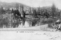 carte postale de Namur Le Lac du Parc