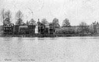 carte postale ancienne de Wépion Les Bords de la Meuse