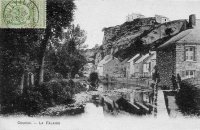 carte postale ancienne de Couvin La Falaise