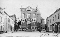 carte postale ancienne de Gembloux Place de l'Hôtel de Ville