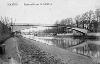 carte postale de Namur Passerelle sur la Sambre