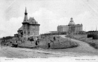 carte postale de Namur Le Chalet Forestier et l'Hôtel de la Citadelle