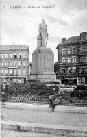 carte postale de Namur Statue de Léopold 1er