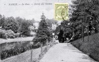 carte postale de Namur Le Parc - Entrée des Grottes