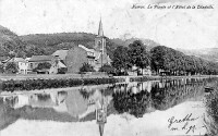 carte postale de Namur La Plante et l'hôtel de la Citadelle