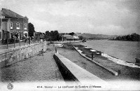 postkaart van Namen Le Confluent de Sambre et Meuse