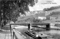 carte postale de Namur La Sambre et la Citadelle