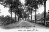 carte postale ancienne de Jambes Rue de Liège