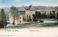 carte postale ancienne de Spontin La Vallée du Bocq - Château de Spontin