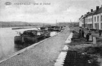 carte postale ancienne de Andenelle Quai de l'écluse