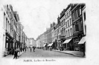 carte postale de Namur La rue de Bruxelles