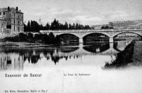 carte postale de Namur Le pont de Salzinnes