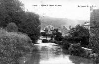 carte postale ancienne de Yvoir Vallée et l'Hôtel du Bocq