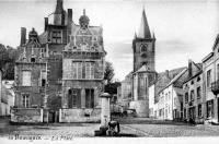 carte postale ancienne de Bouvignes La Place